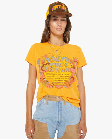 Magpie Music Festival Mustard Tee