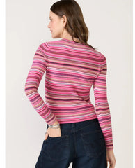 Madison Crewneck Pink Brown Multi
