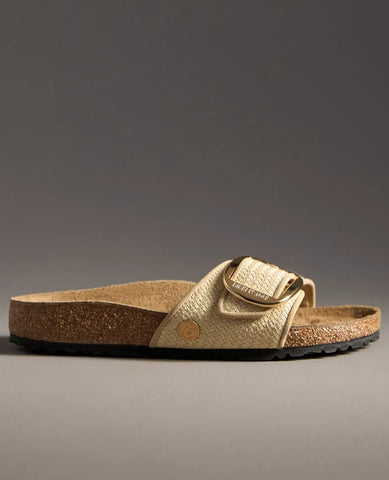Madrid Big Buckle Raffia Natural