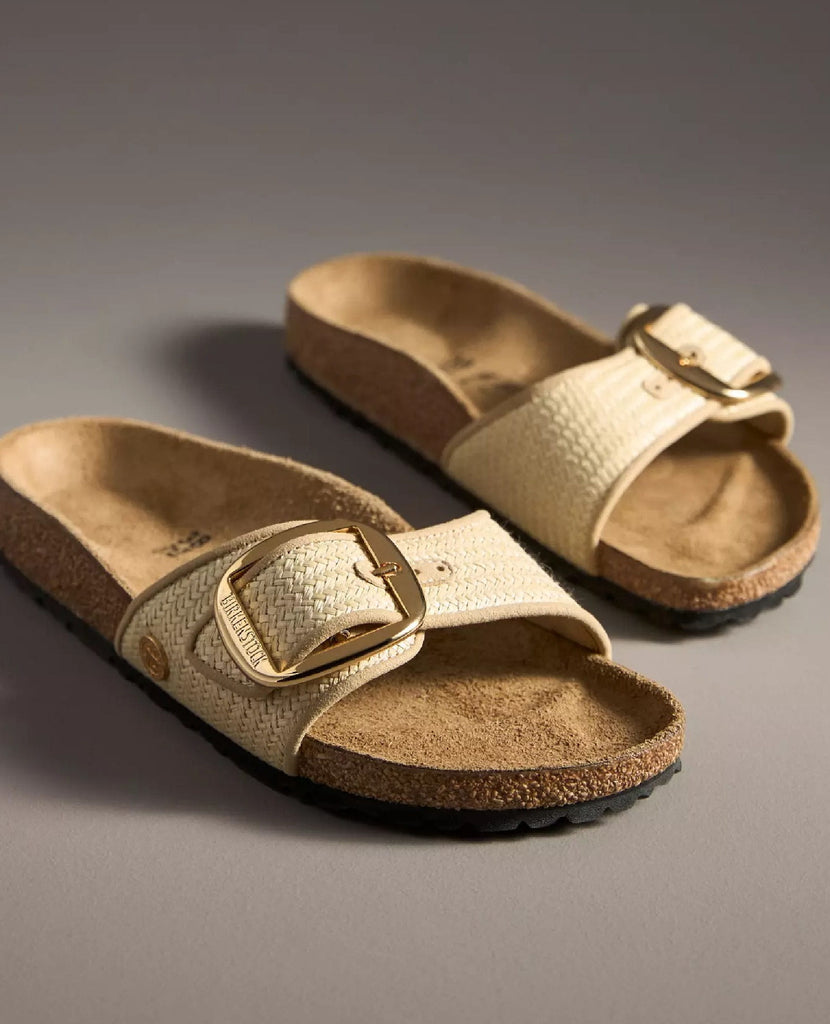 Madrid Big Buckle Raffia Natural