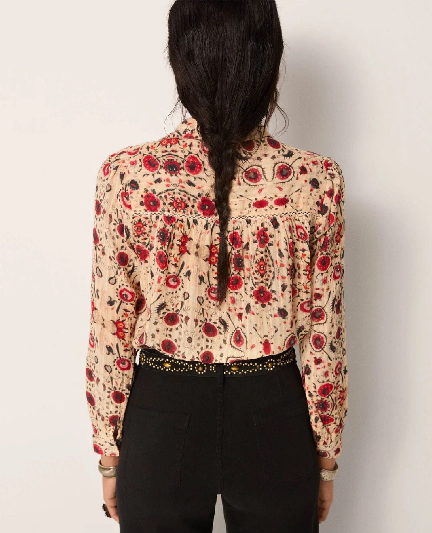 Maison Hotel Amrit Blouse – Coquelicot Coquillage