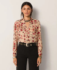 Maison Hotel Amrit Blouse – Coquelicot Coquillage