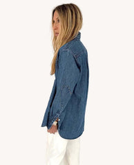 Kerri Rosenthal Denim Yellow Heart