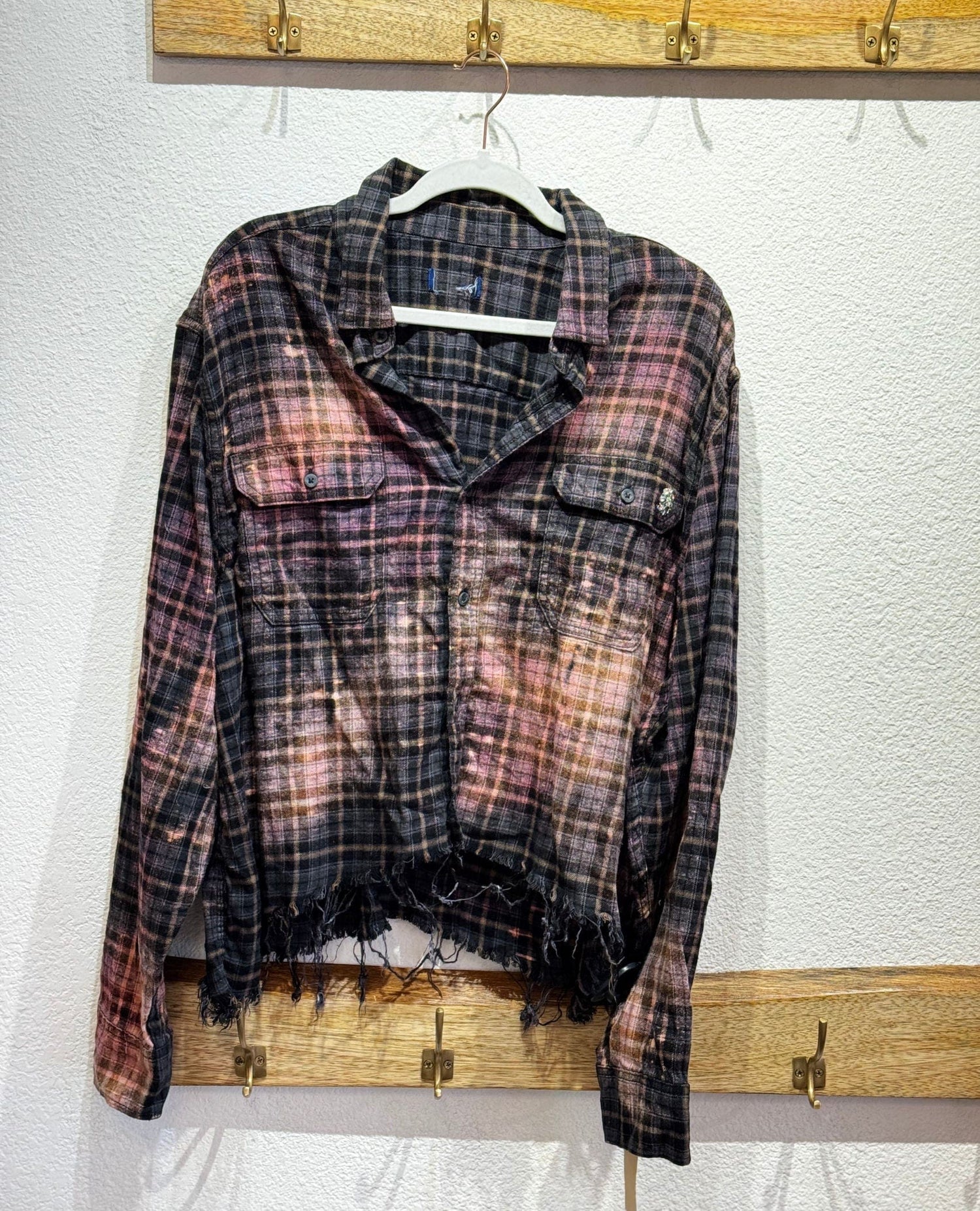 🌑 Midnight Stardust Flannel One Size