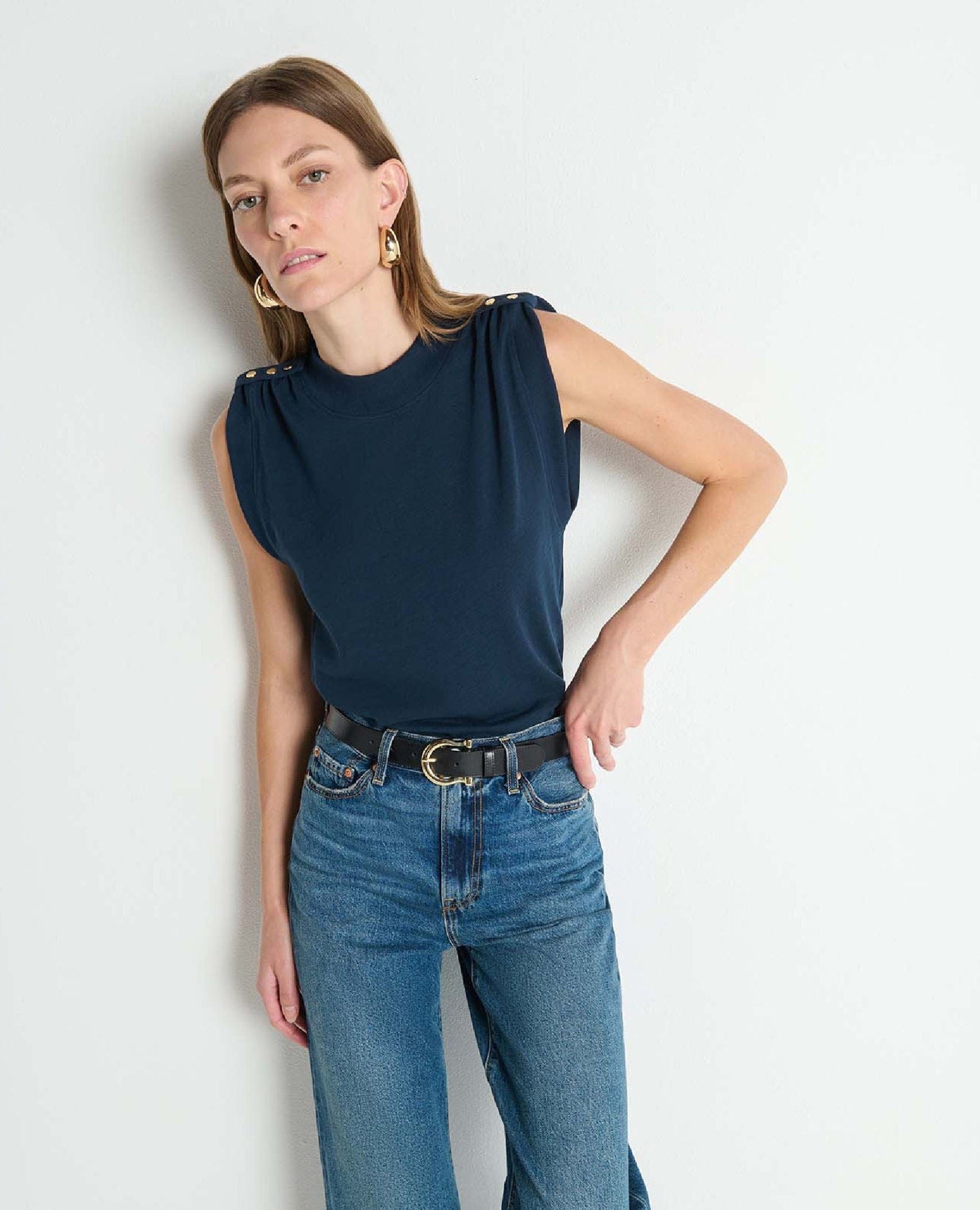 Mikka Tank Night Sky Gold