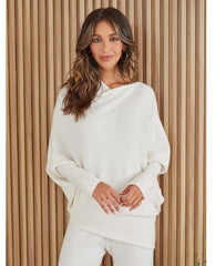Asymmetrical Sweater Cream