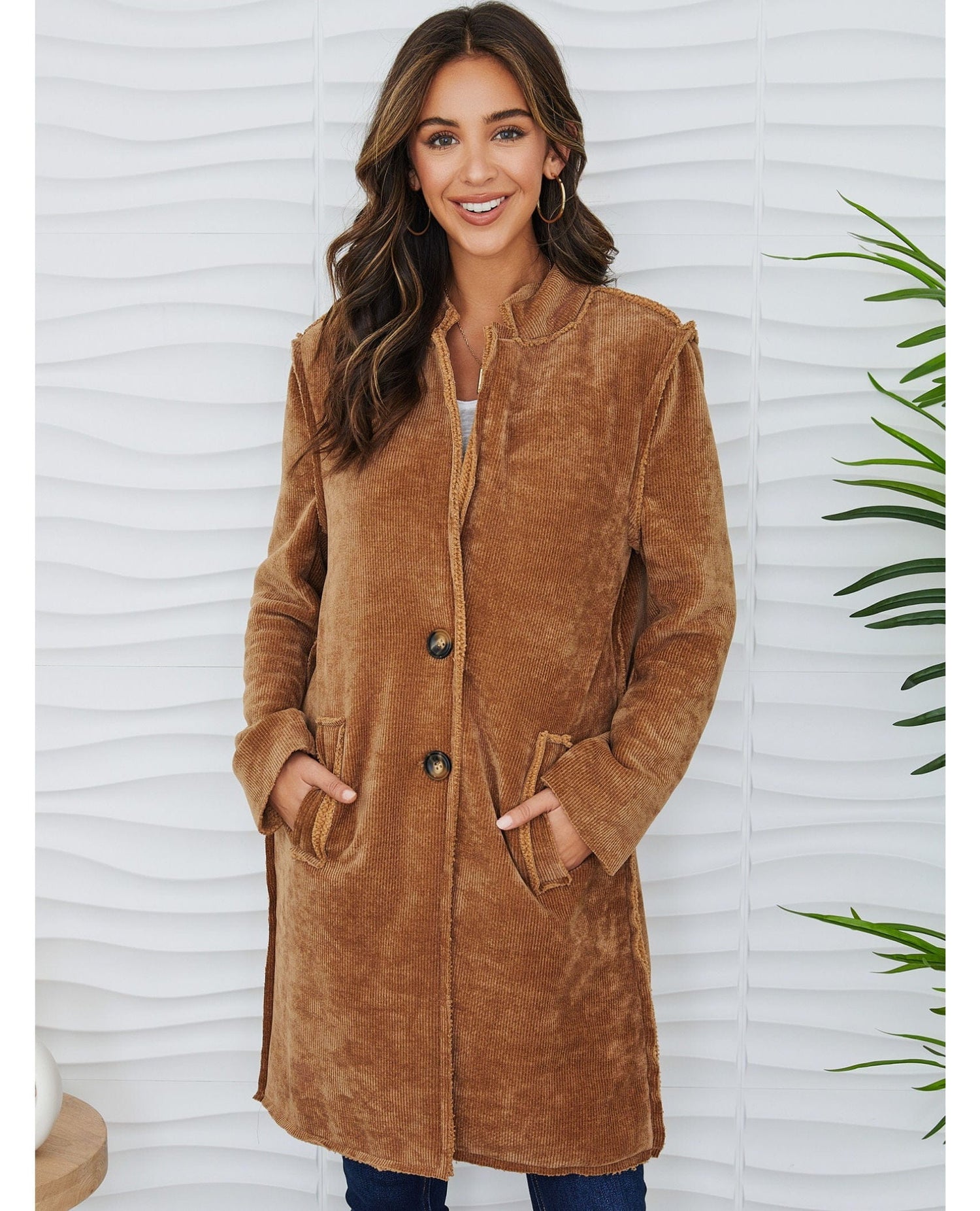 Milio Milano Camel Corduroy Jacket