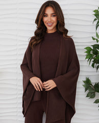 Milio Milano Espresso Knit Wrap