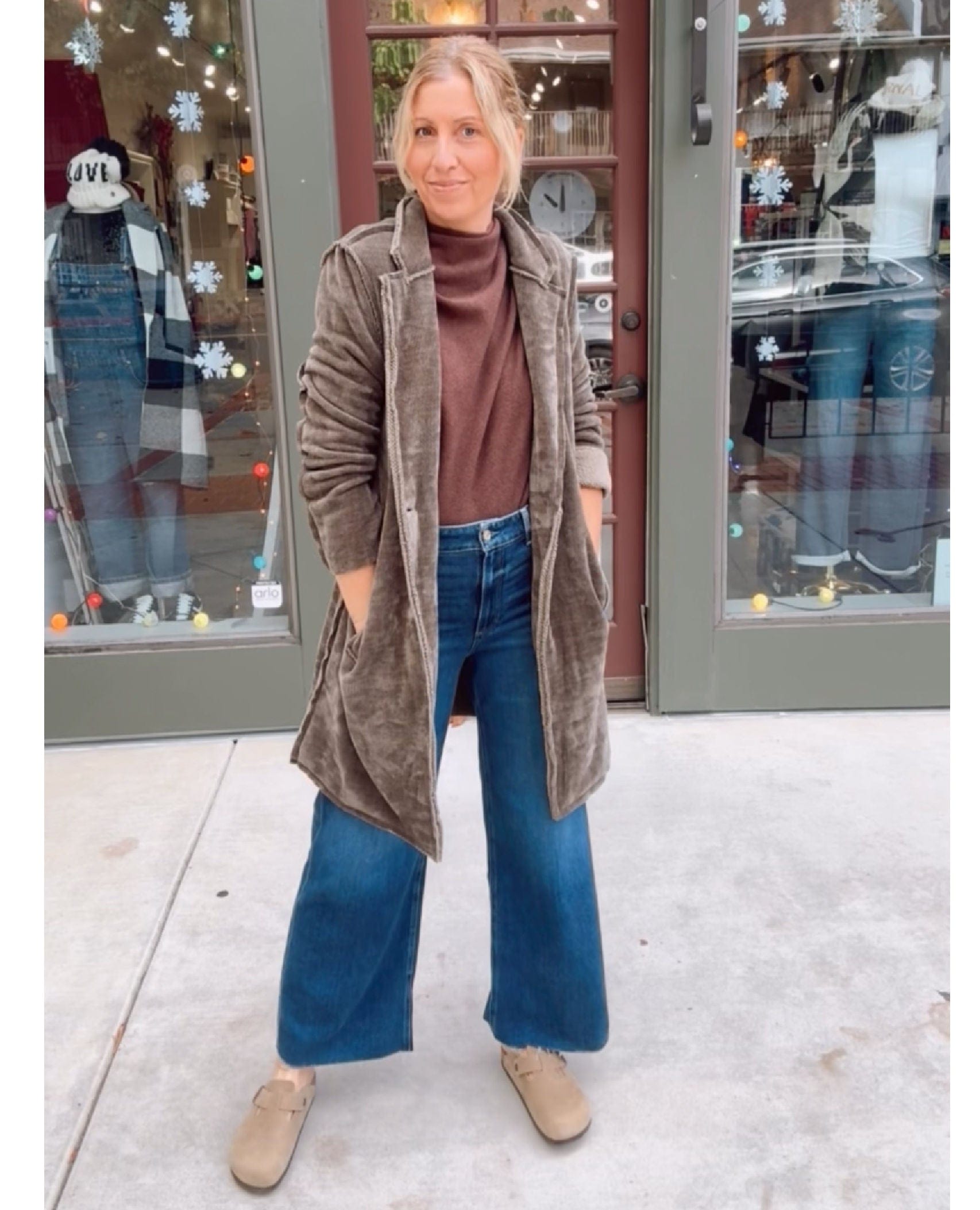 Cozy Corduroy Jacket Army Green