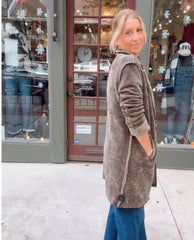 Cozy Corduroy Jacket Army Green