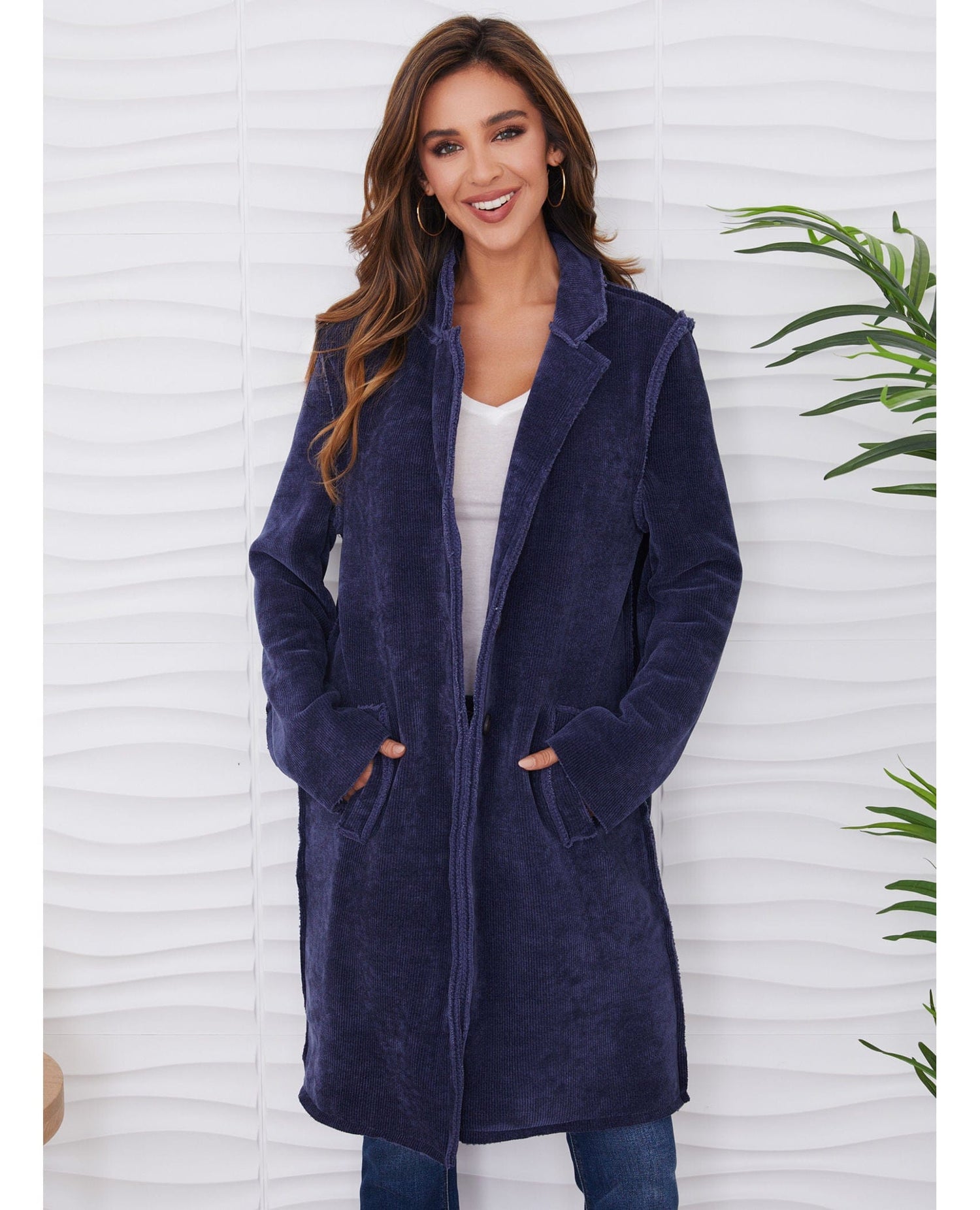 So Soft Corduroy Jacket Navy