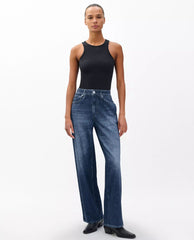Miramar Terry Wide Leg Pant in Petra