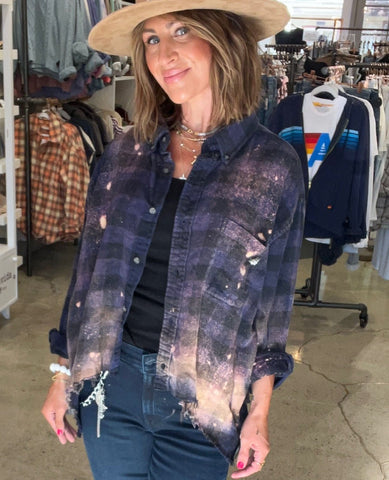 Purple Haze Flannel One Size