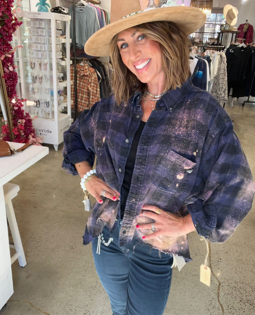 Purple Haze Flannel One Size