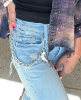 Moon Jean Chain Silver
