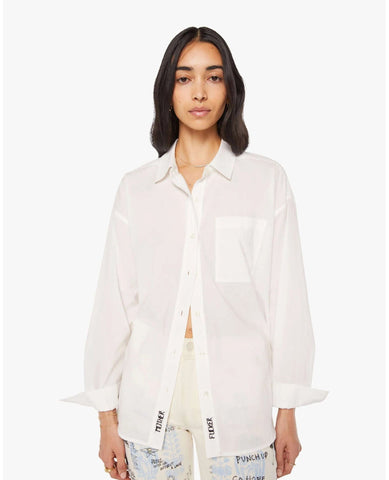 The Pushing Buttons Shirt White