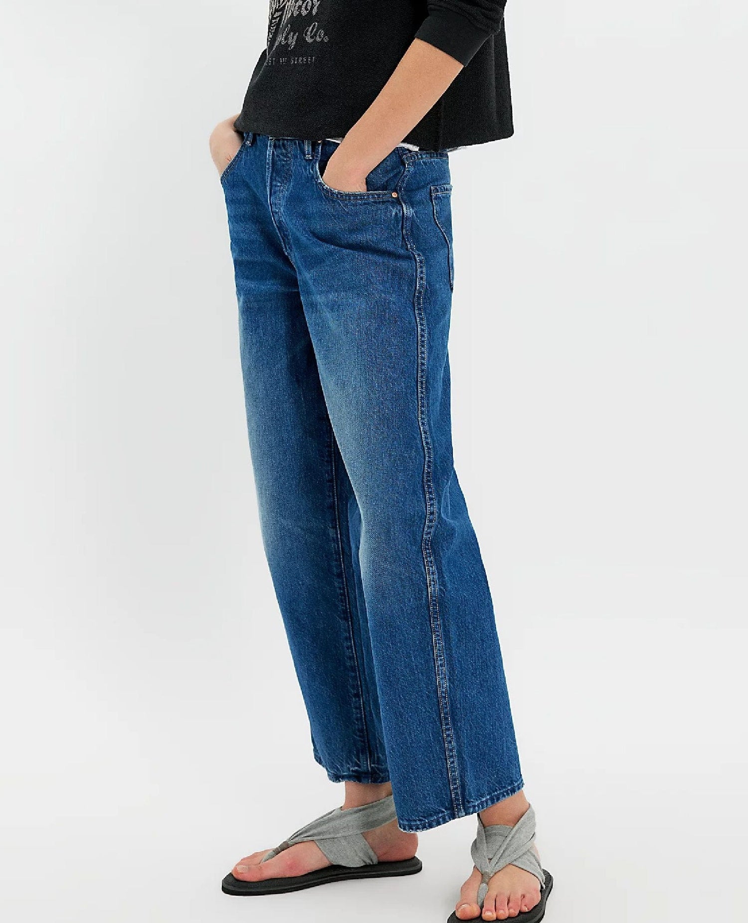 Delinquent Rigid Jean Run With It
