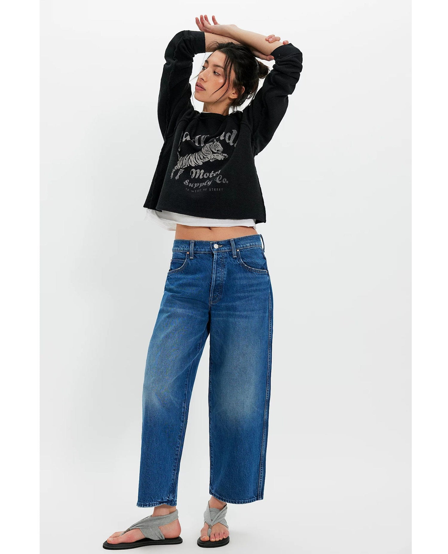 Delinquent Rigid Jean Run With It