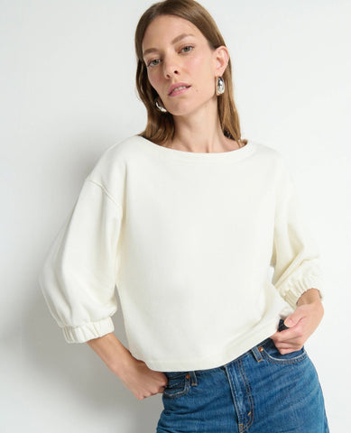 Geri Easy Sweatshirt Porcelain