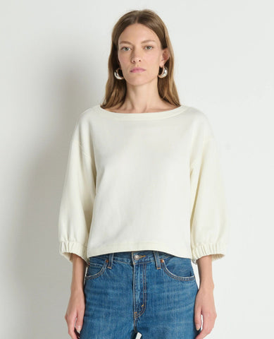 Geri Easy Sweatshirt Porcelain
