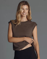 Nation Marina Muscle Tee Espresso
