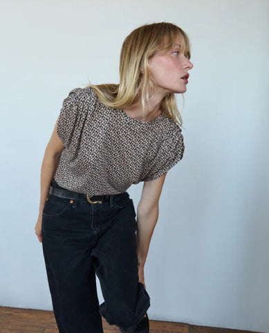 Frankie Tee Butterscotch Print