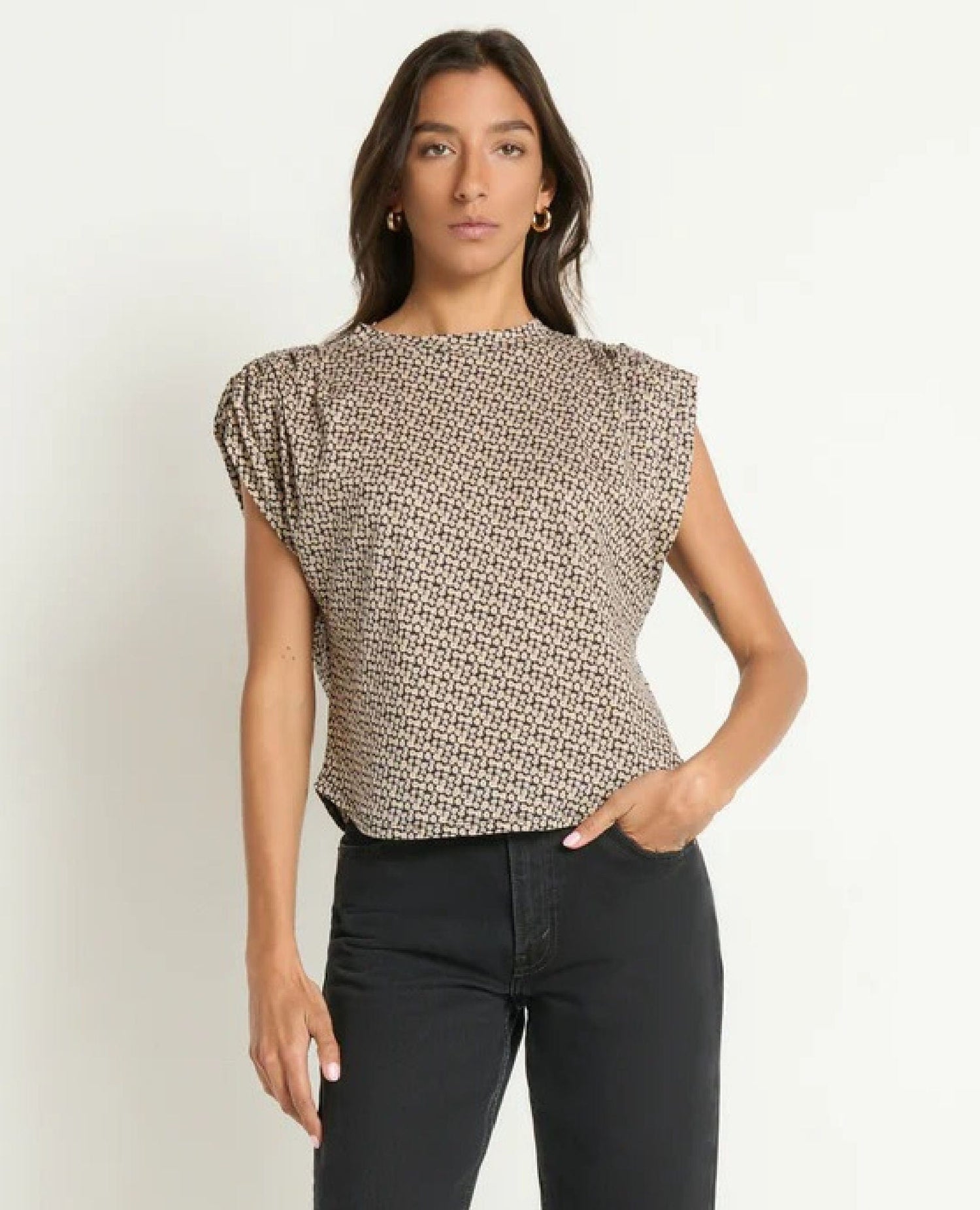 Frankie Tee Butterscotch Print