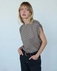 Frankie Tee Butterscotch Print