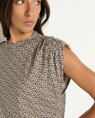 Frankie Tee Butterscotch Print