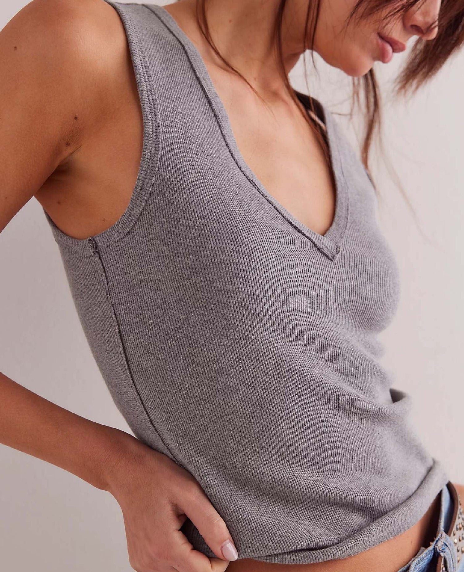 Neria Tank Heather Grey