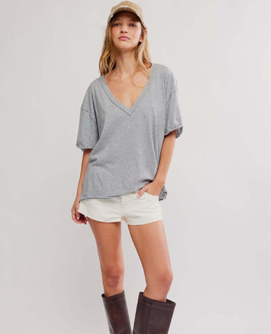 Nina Cool Tee Heather Grey