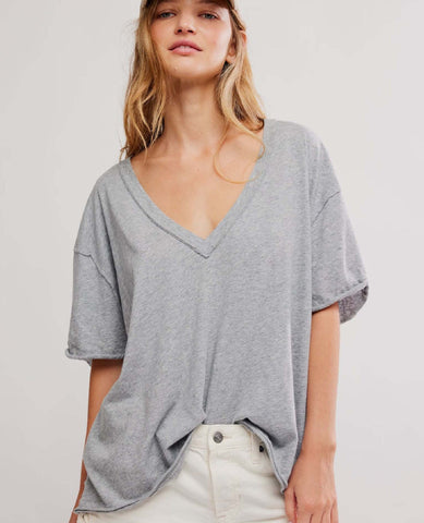 Nina Cool Tee Heather Grey
