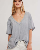 Nina Cool Tee Heather Grey