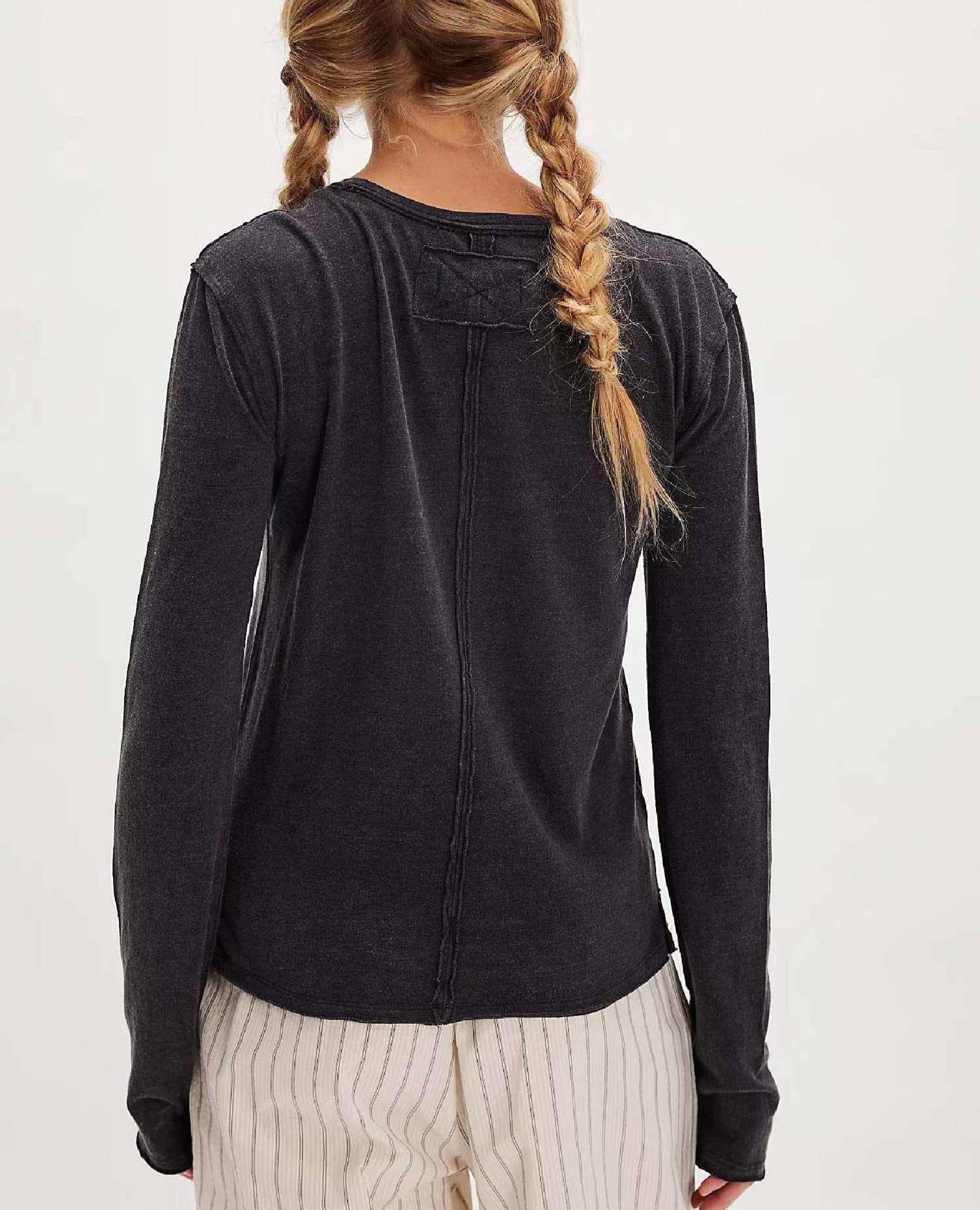 Nova Long Sleeve Tee Black