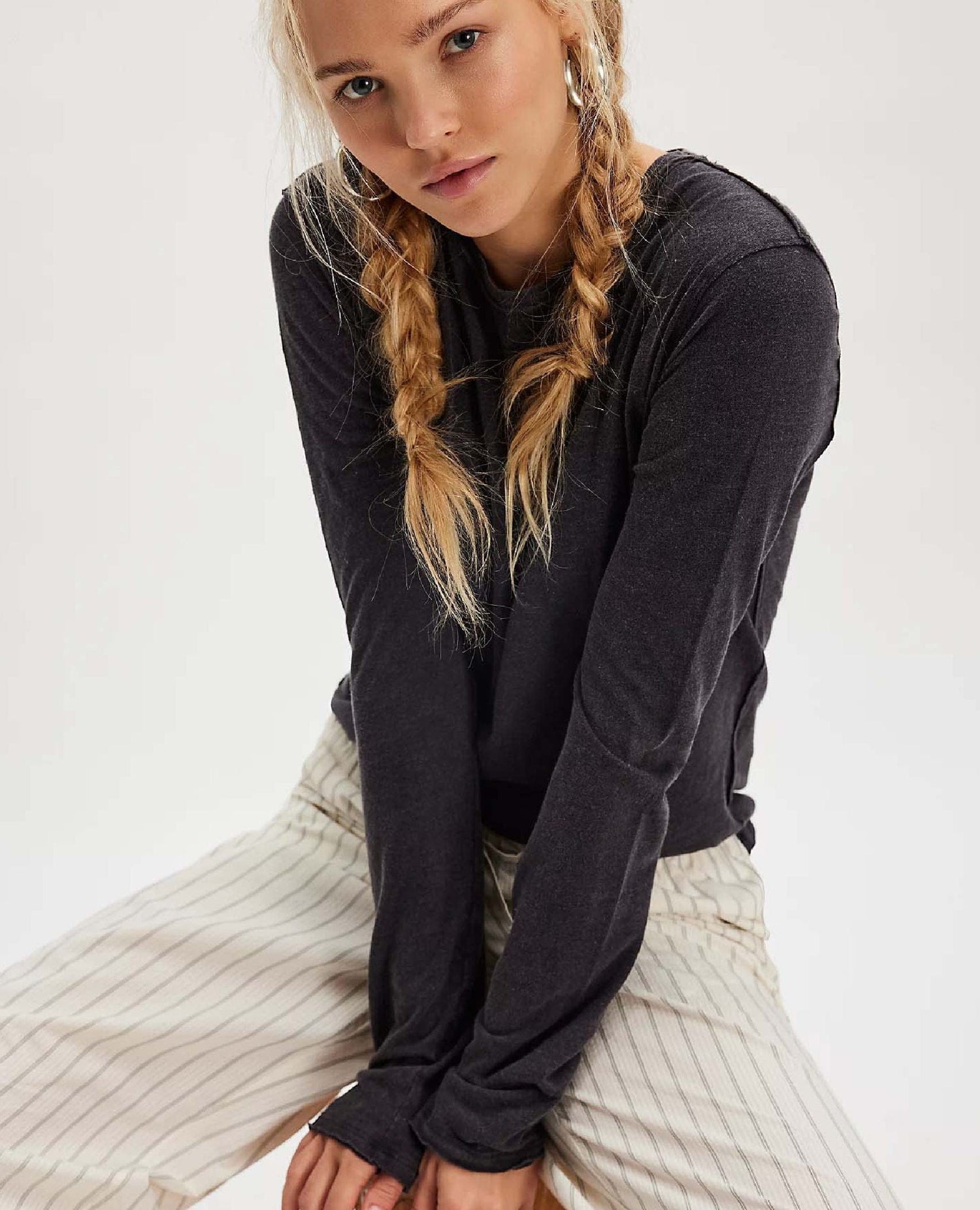 Nova Long Sleeve Tee Black