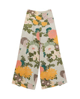 Jacquard Putty Palazzo Pants