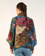One Hundred Stars Primula Kimono Teal