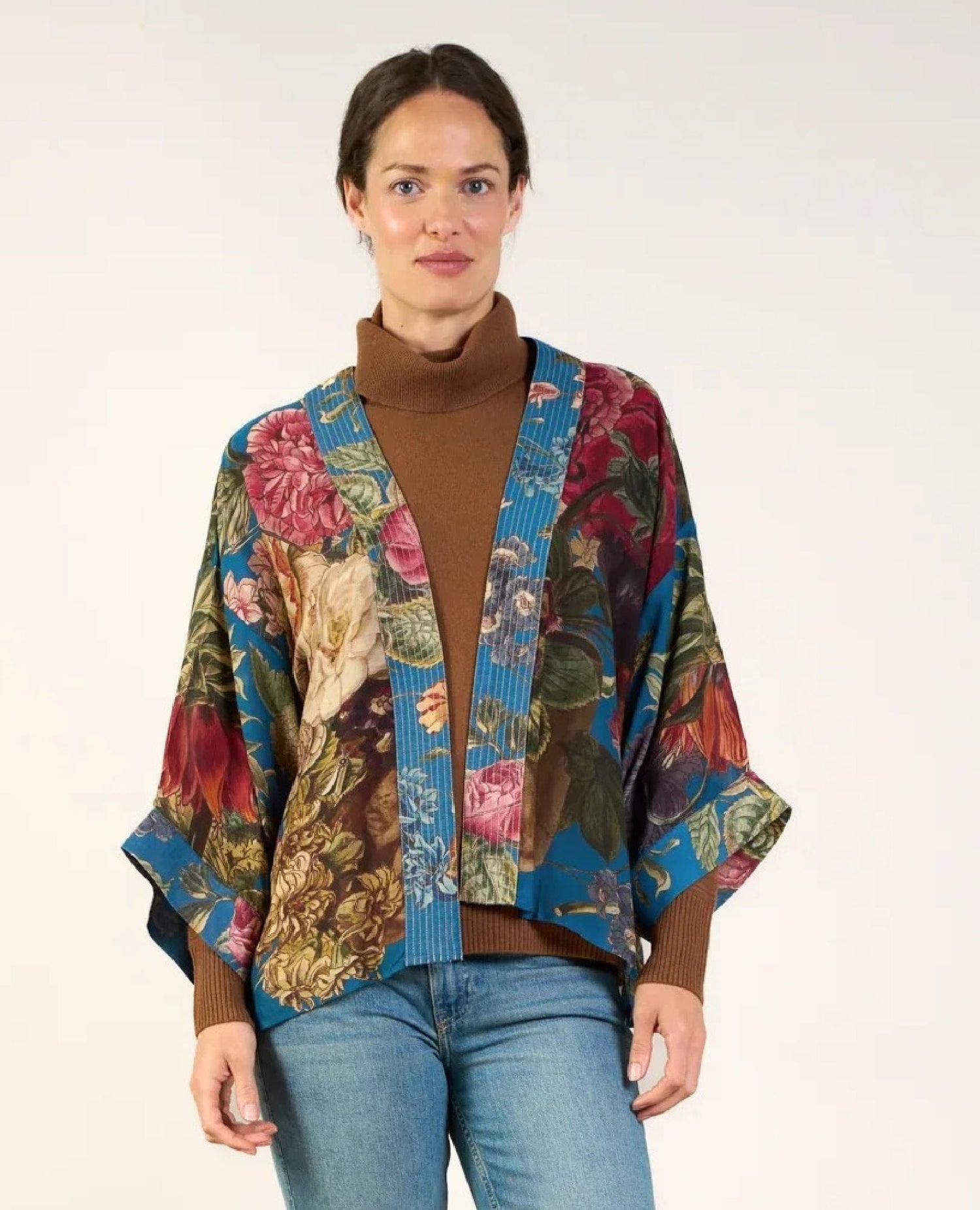 One Hundred Stars Primula Kimono Teal
