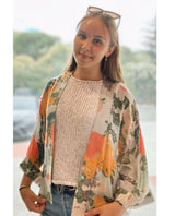 Jacquard Putty Kimono
