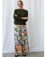 Jacquard Putty Palazzo Pants