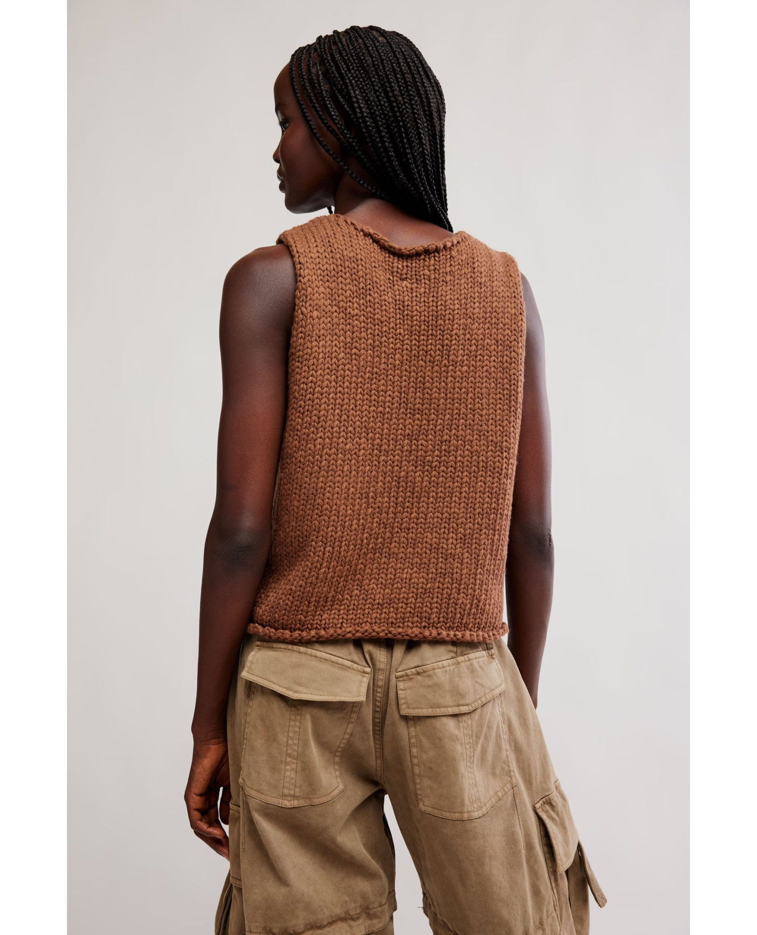 Opal Sweater Tank Emperador