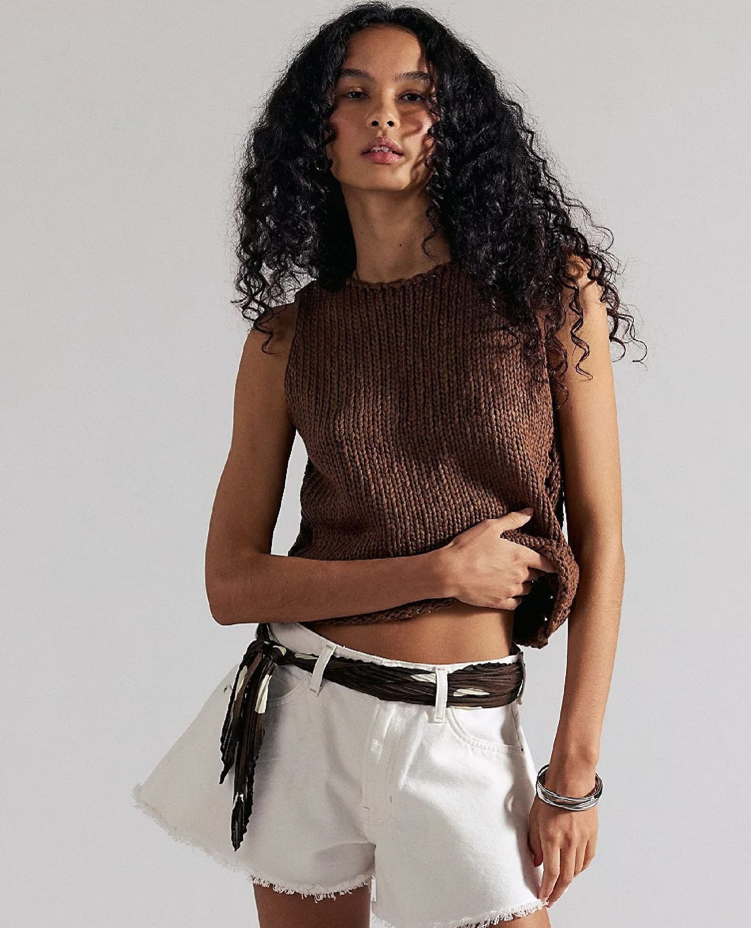 Opal Sweater Tank Emperador