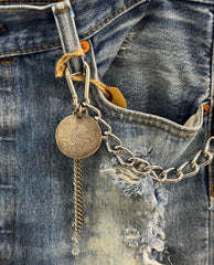 Bath Coin Jean Chain Silver