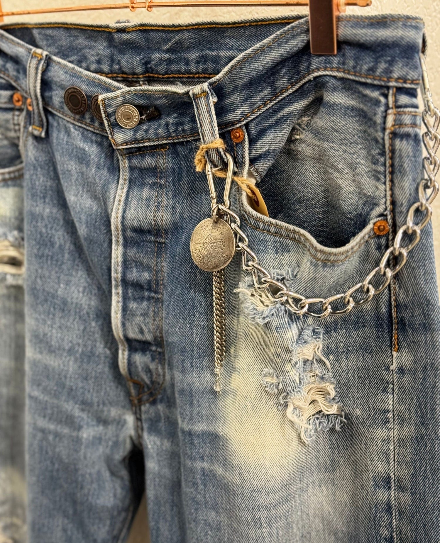 Bath Coin Jean Chain Silver