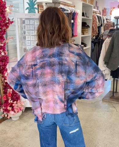 Amethyst Sky Flannel – One Size (purple)