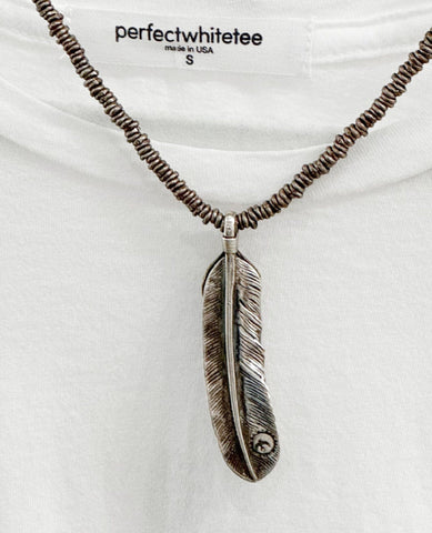 Feather Beaded Necklace