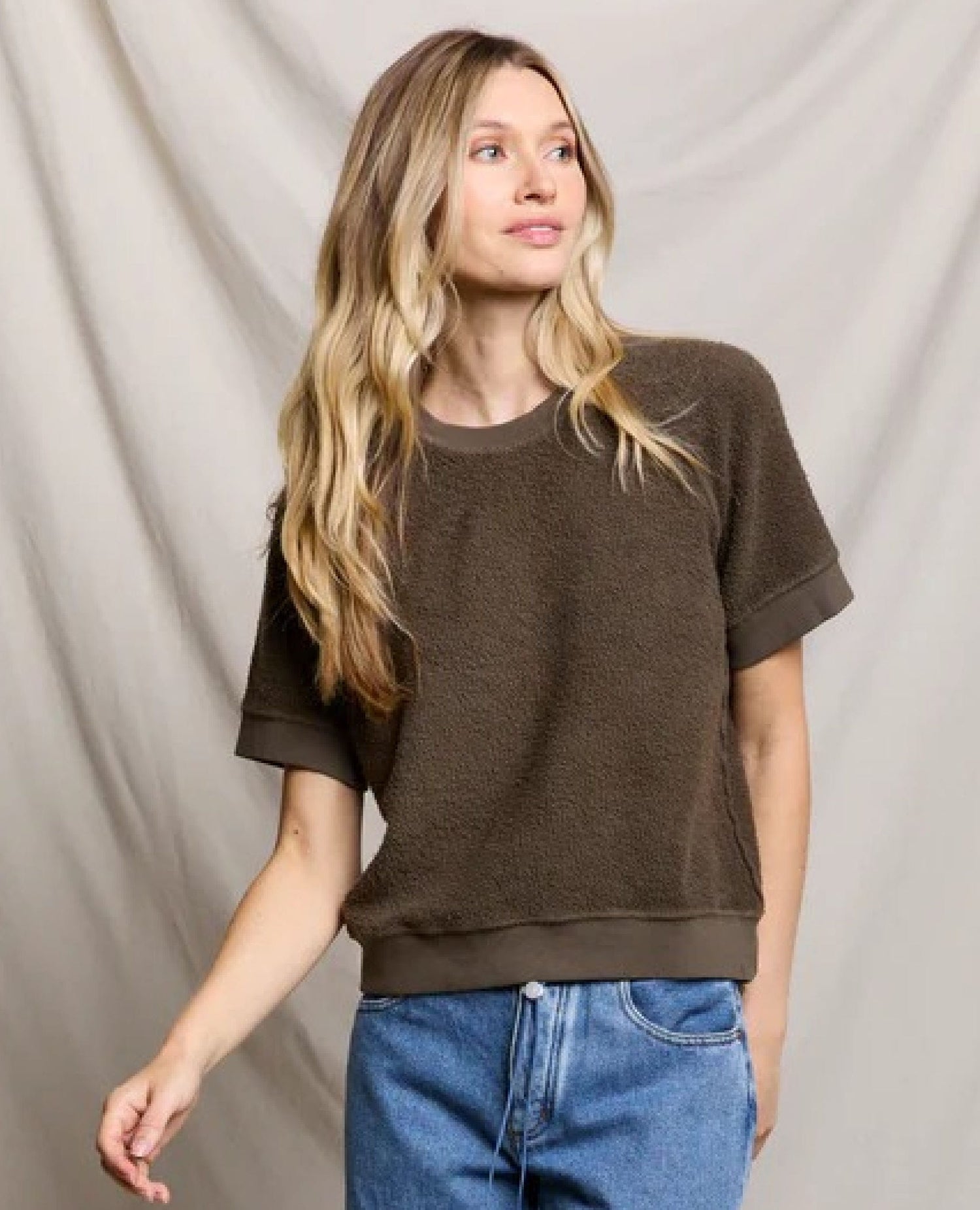 Ziggy Short Sleeve Sweatshirt Olive