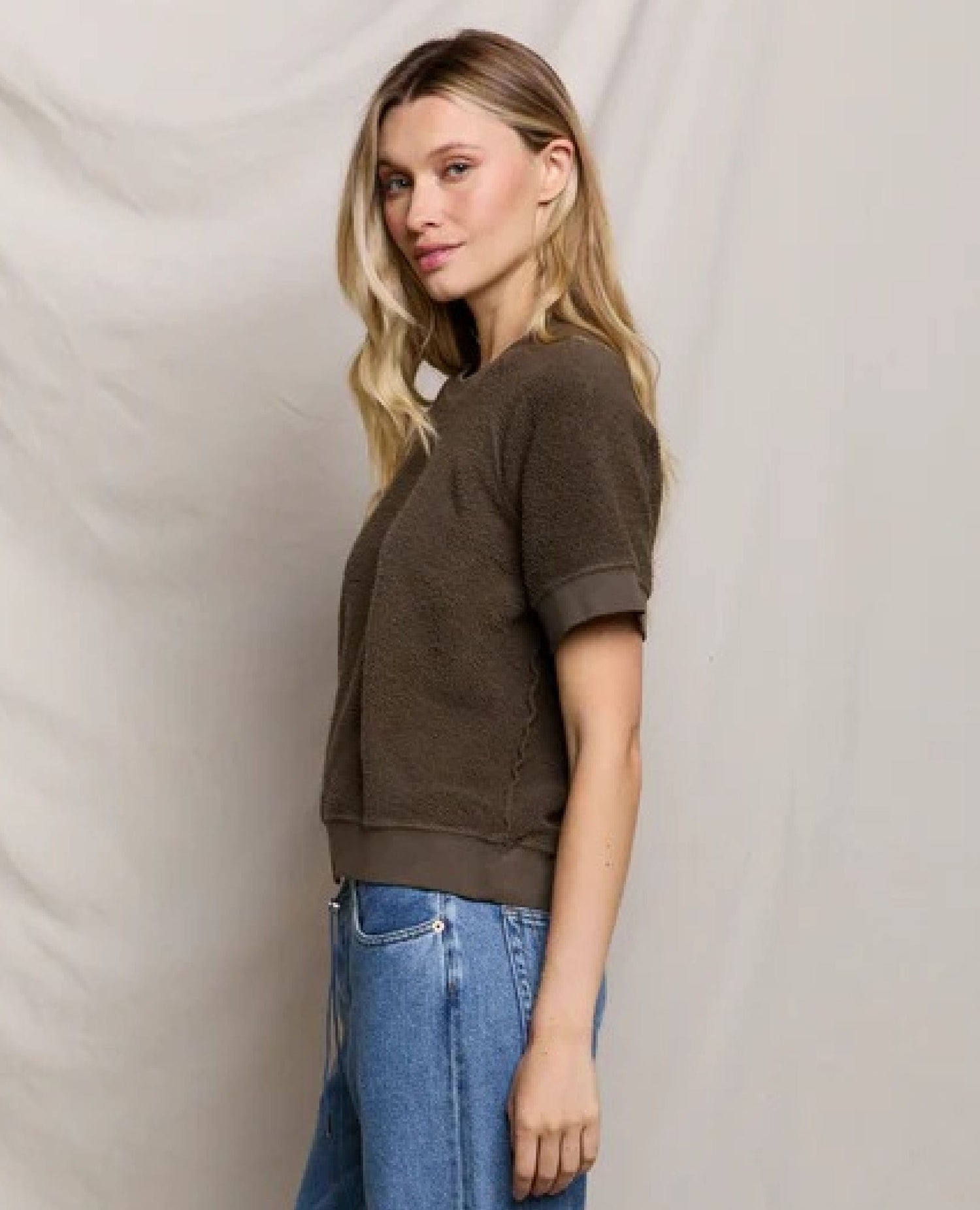 Ziggy Short Sleeve Sweatshirt Olive