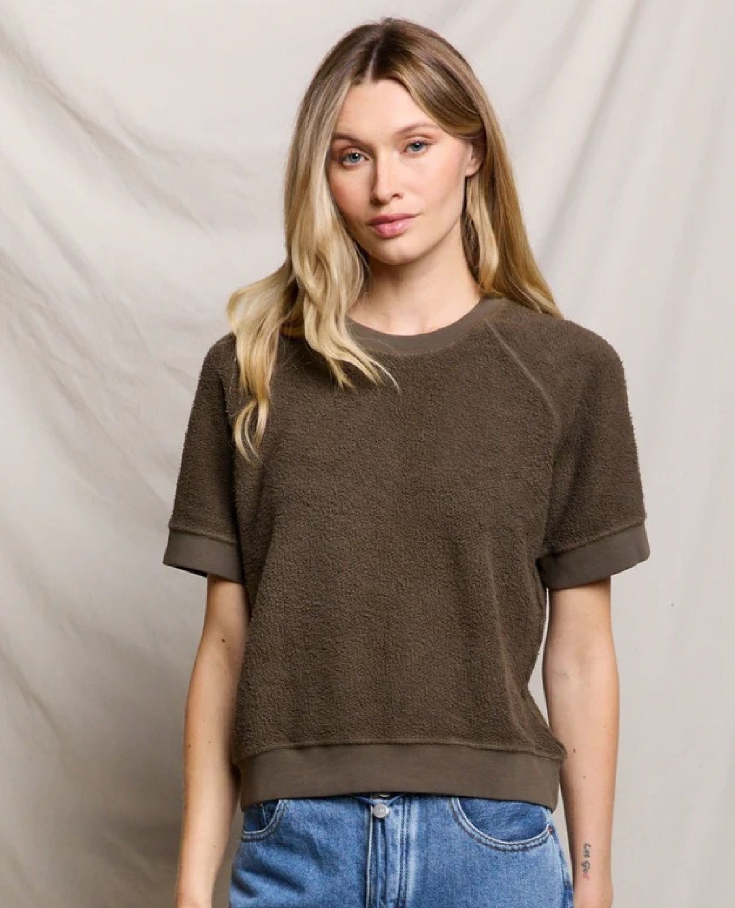 Ziggy Short Sleeve Sweatshirt Olive