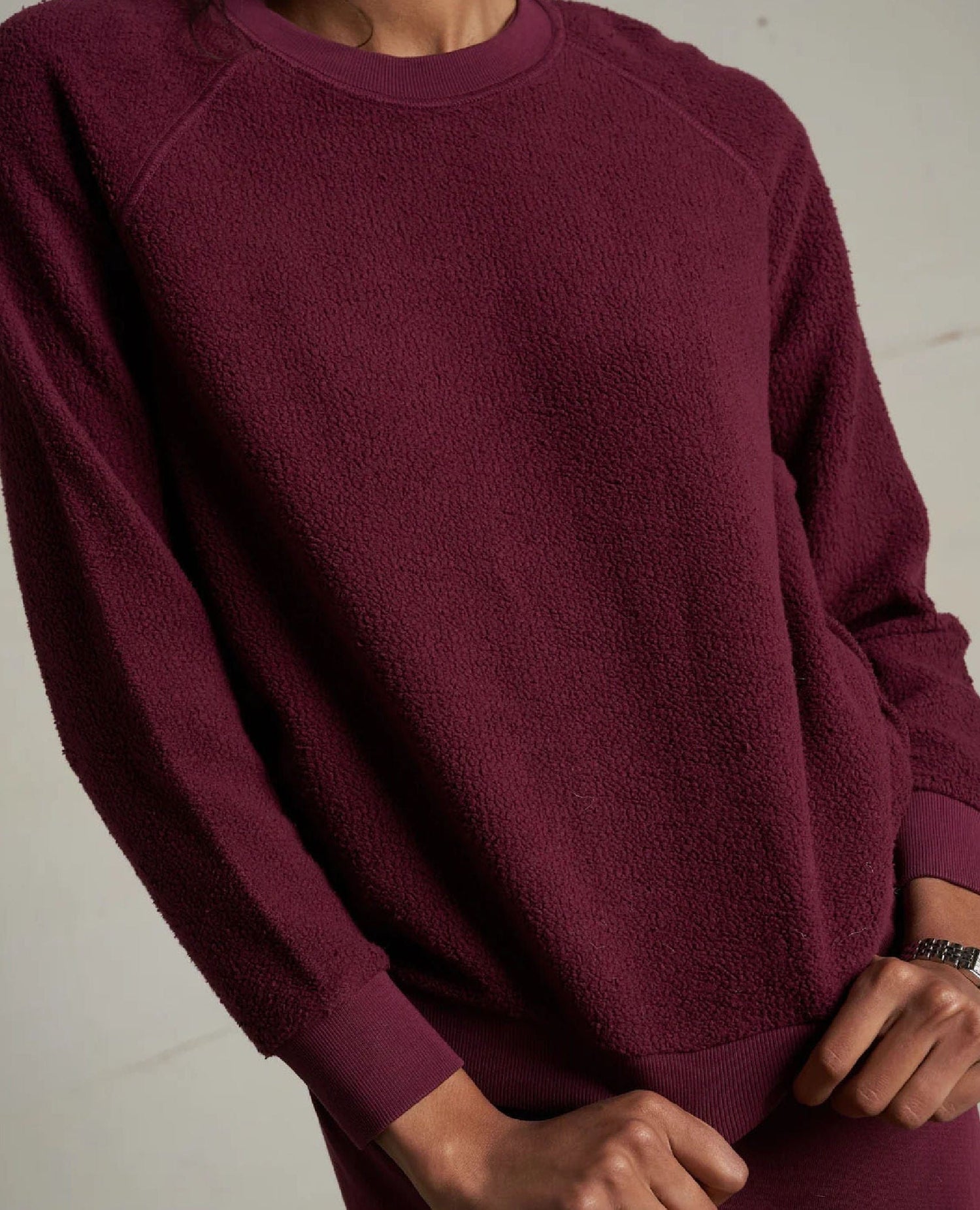 Perfect Ziggy Sweatshirt Dark Burgundy